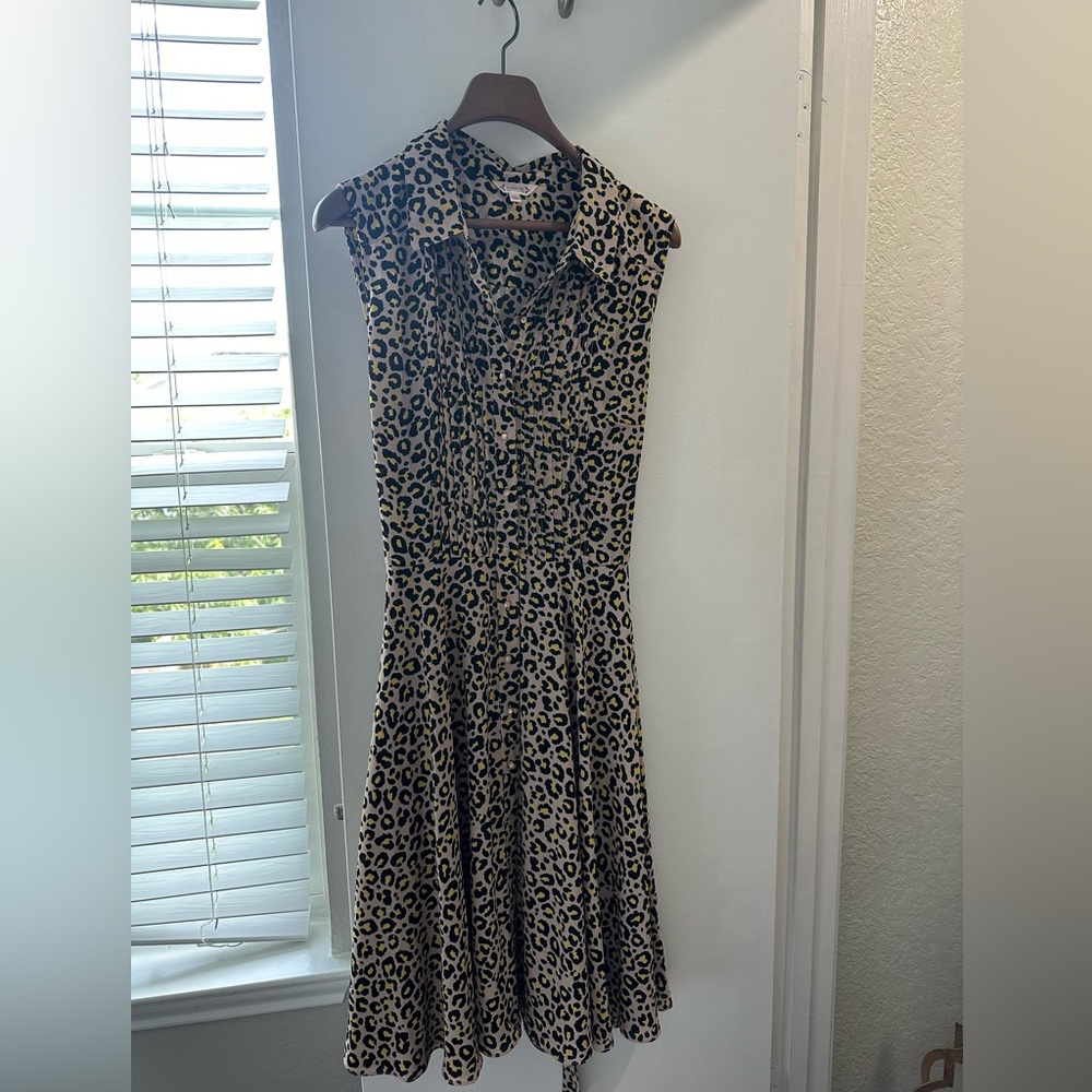 Nanette Leopard Sleeveless Dress size 16